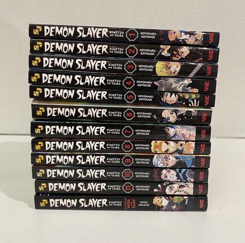 Demon Slayer 1 - 11 Book Set Lot & Stories of Water & Flame Read Description PB - Picture 3 of 11