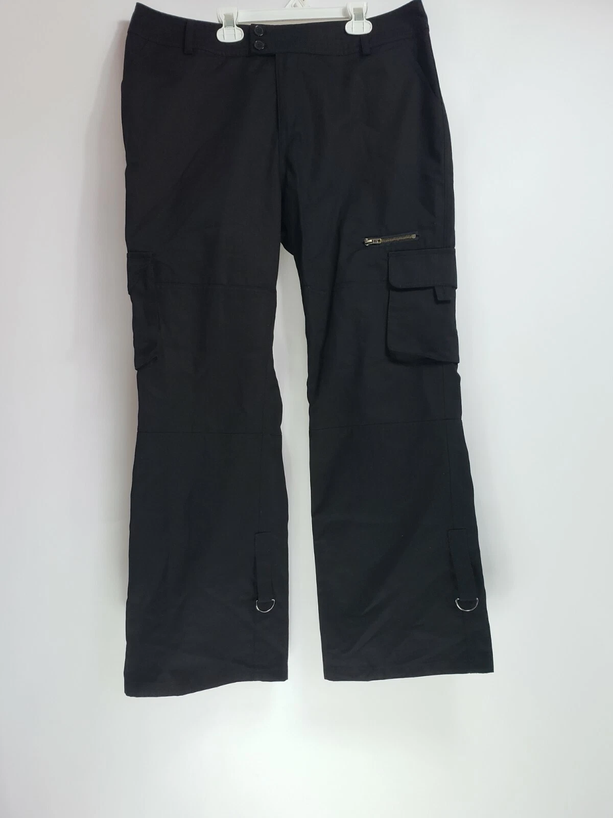 Men Black Tactical Cargo Pants XL