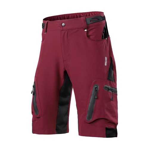 Men's Outdoor Sports Cycling Shorts MTB Downhill Trousers Water Resistant Loose - Picture 9 of 34