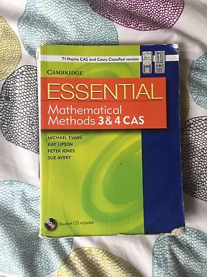 essential mathematical methods 3&4 cas