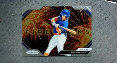 2024 Panini Prizm Fireworks #2 Drew Gilbert Mets