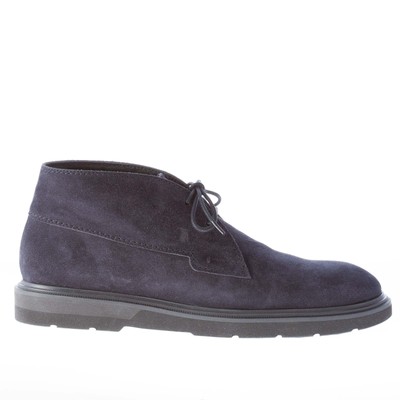 dark blue desert boots