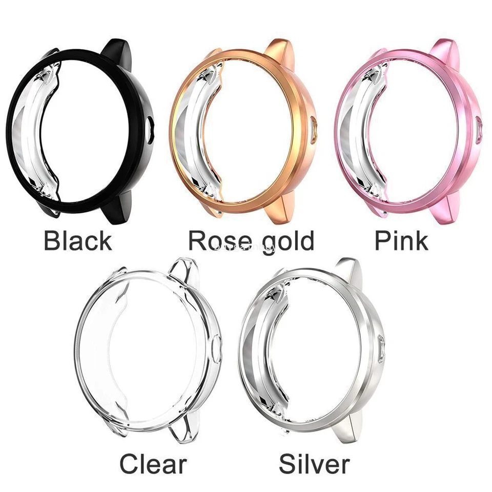 NEW 3 Pack Screen Protector Case All-Around Bumper Cover for Garmin Vivoactive 3 - Image 3 of 4