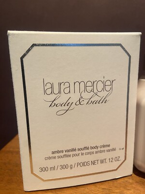 laura mercier Ambre Vanille Souffle Body Creme, 12 OZ / 300 ml