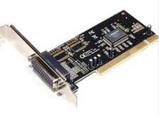 IEEE 1284 DB25 25Pin Parallel Port Printer To PCI I/O Controller Card Adapter