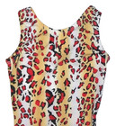 Alpha Factor Biketard Unitard Bodysuit Animal Print Bike Leg New Girl S 4 5 — photo 2