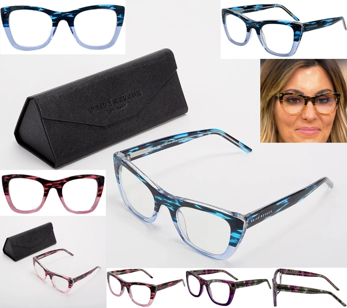 Prive Revaux Boss Up Blue Light Readers Strength 0 3.5 A387921 A388129 NEW