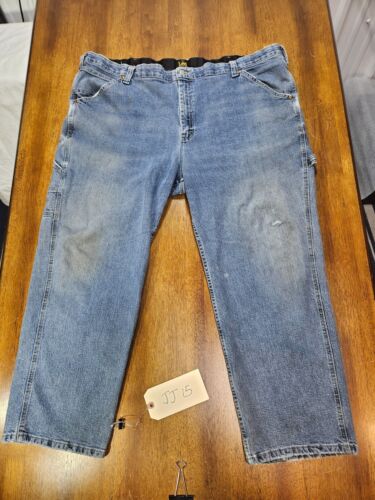 LEE Jeans Carpenter Big Tall 48x30 Loose Fit Flex Stretch Straight Leg Work Wear - Afbeelding 1 van 11