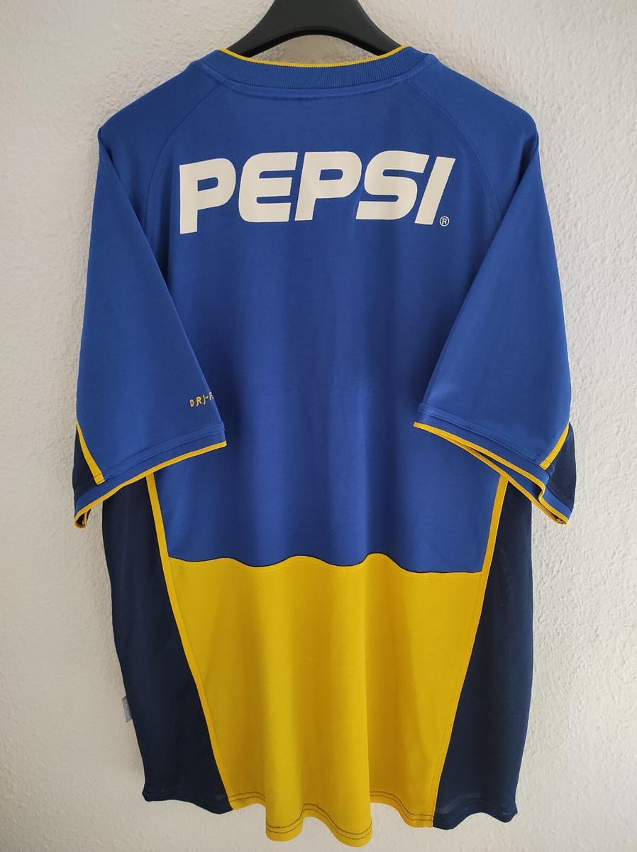 BOCA JUNIORS 2002-2003 Pepsi camiseta shirt trikot maillot maglia