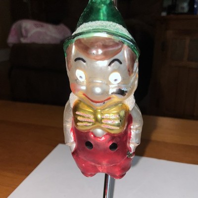Vintage Mercury Glass Elf Boy Christmas Ornament Made In Germany 4 