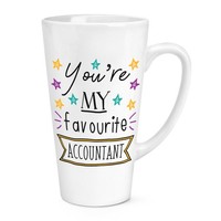 You're Mein Favorit Buchhalter Stars 483Ml Groß Latte Becher Tasse - Lustig Groß