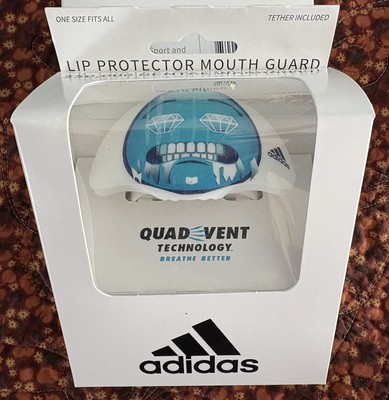 Adidas Lip Protector Mouth Guard Quad Vent Technology Icy Diamond Design