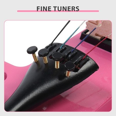 4/4 Full Size Electric Silent Violin with Strings Case Bow Rosin