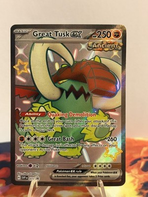 Pokemon TCG Great Tusk ex Ancient 072 Promo - Full Art | eBay