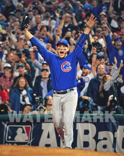 2016 ANTHONY RIZZO Glossy 8x10 Photo CHICAGO CUBS World Series Champions Print