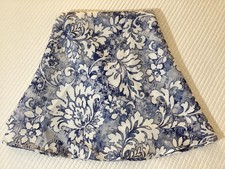 Paisley Toile  Breeze Scroll  Umbrella Hole Zipper Round Tablecloth 69" NEW