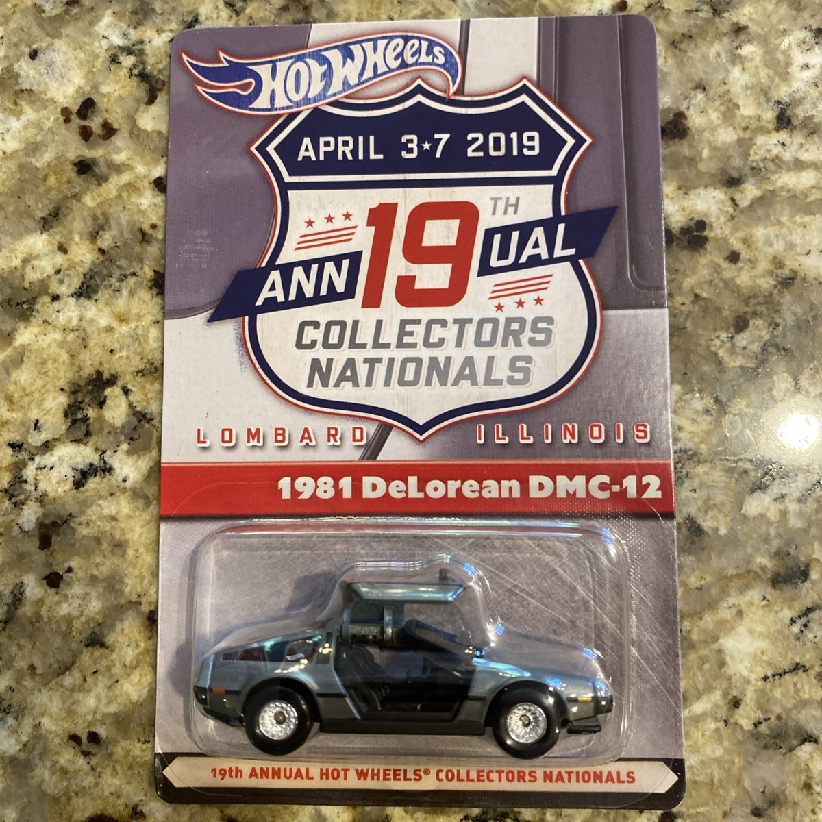2019 Hot Wheels 19th Nationals Convention 1981 DeLorean DMC-12