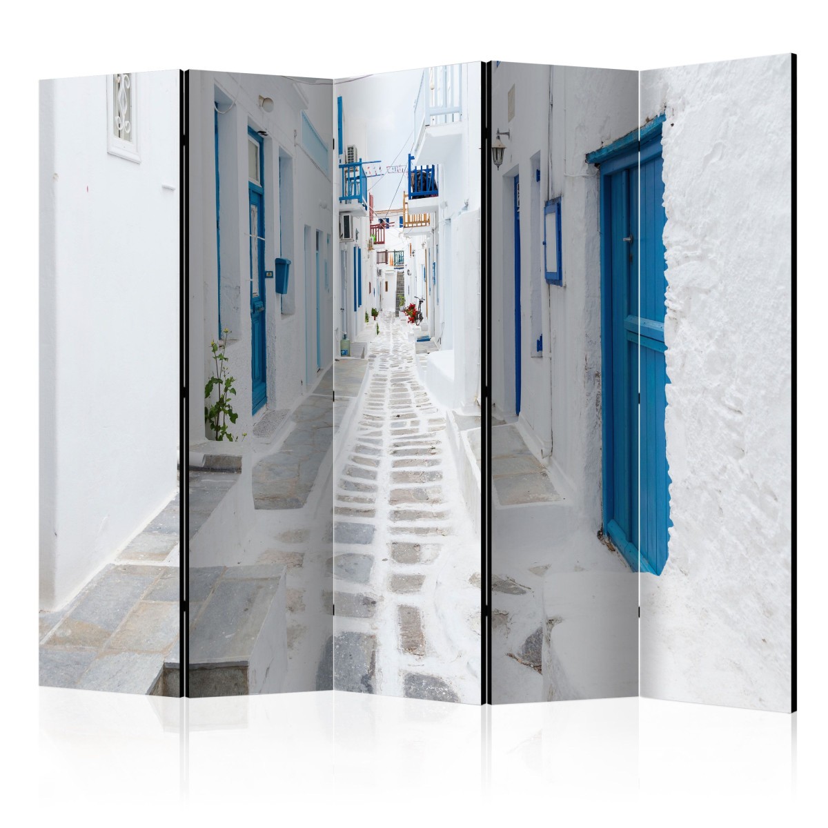 Paravent Greek Dream Island Décoration Méditerranéenne pour Créer un Coin Lecture Apaisant