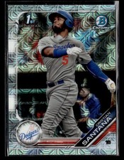 2019 Bowman #BCP-134 Cristian Santana Chrome Prospects Mojo Refractors card