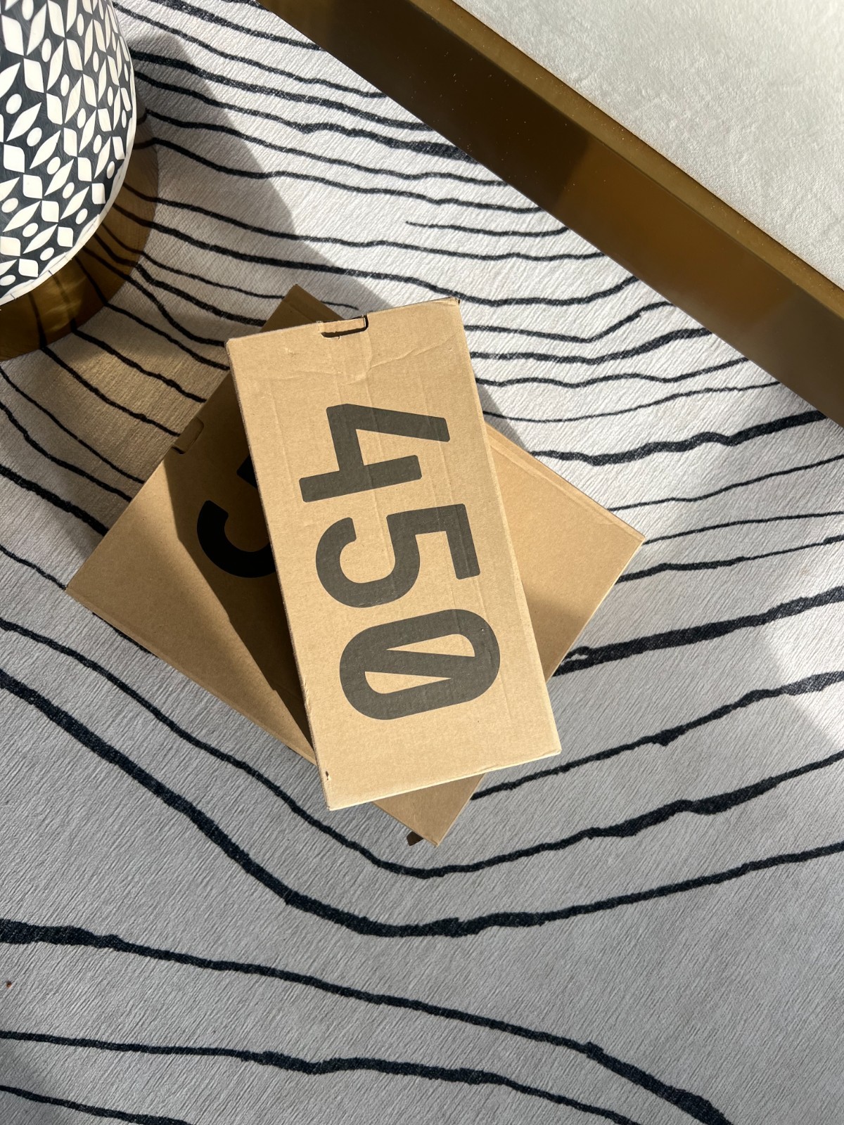 Size 5.5 | Adidas Yeezy 450 Cloud White | Pre-Owned with Box thumbnail 4