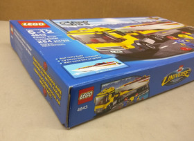 LEGO City 4643 Power Boat Transporter NEW! Floats! Semi Truck Speed Race Town