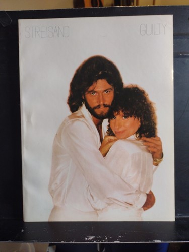 RARE!! BARBRA STREISAND & BARRY GIBB songbook GUILTY Sheet Music 9 Songs