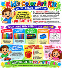 Kids' Color Art Kit