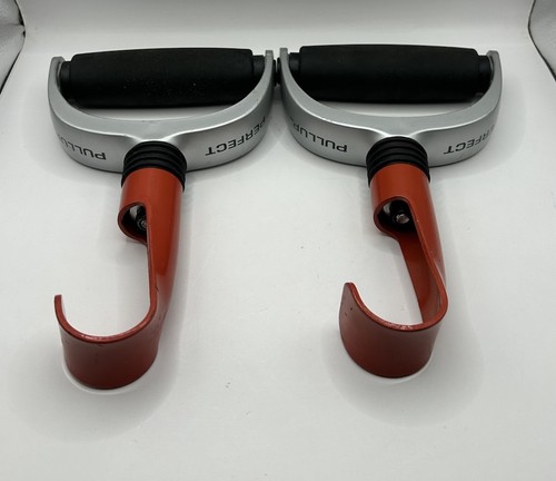 Perfect Pullup Handles Set of 2 Swivel Handle Workout Home Gym Training Pull-up