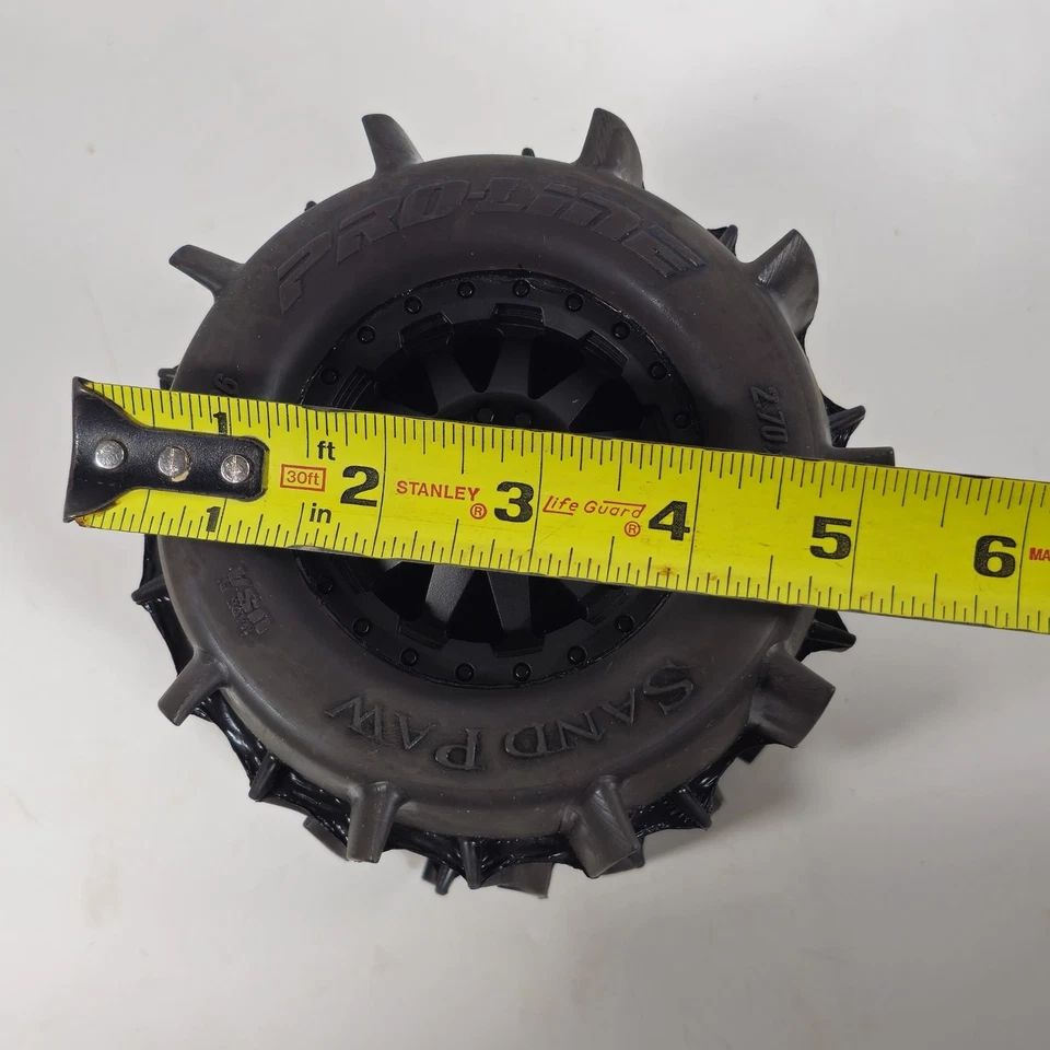 2 Proline Sand Paw 2.8 Paddle REAR 1186-15 Tires Wheels for Traxxas - Image 4 of 4