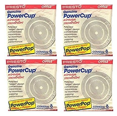 32 Presto Genuine Powercup Microwave Popcorn Popper One Size, white