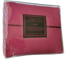 6 Piece Bedding Sheet Set 2200 Thread Count Luxury Comfort Deep Pocket Twin