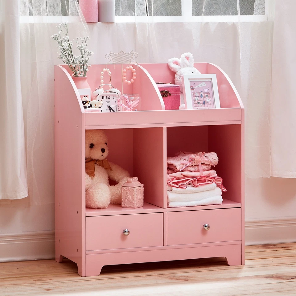 - Cubby de madera Windsor - Rosa Foto 3 de 4