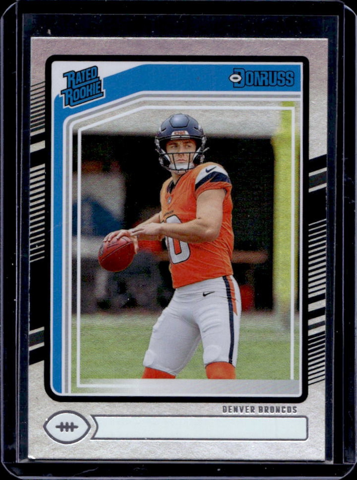 2024 Donruss Bo Nix No Name Rated Rookie #369 Broncos