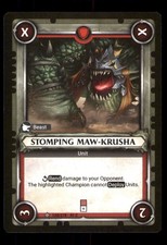 120/278 Stomping Maw-Krusha Warhammer Age Of Sigmar Beast Trading Card TCG CCG