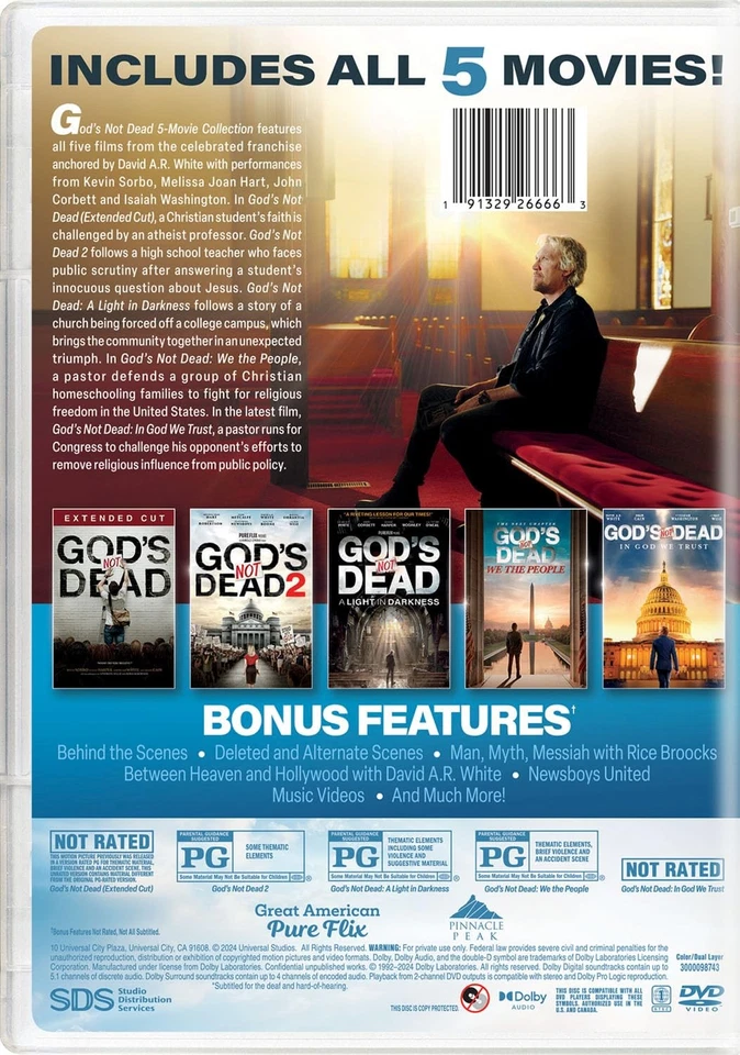 God's Not Dead: 5-Movie Collection (DVD) - Image 3 of 4