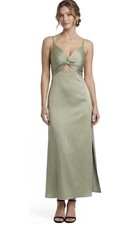 David Bridal Sage Green Dress Size 2