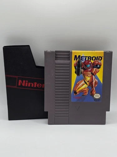 Metroid (Nintendo NES, 1987) Yellow Label Authentic Tested