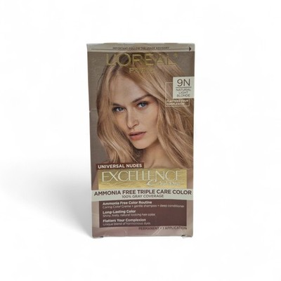 L'Oreal Paris Excellence Crème Permanent Hair Color, 9N Natural Light Blonde