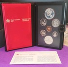 Royal Canadian Mint 1983 Proof Set Uncirculated Silver & Nickel $1 Dollars — photo 2
