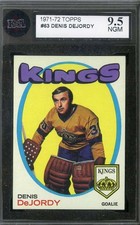 1971-72 Topps #63 Denis DeJordy KSA 9.5 Kings *DS15862