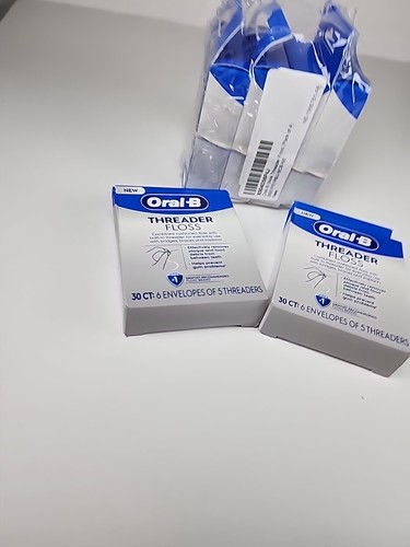 ORAL-B THREADER FLOSS 30ct ( 6 pack ) NEW LOOK! - Picture 2 of 3