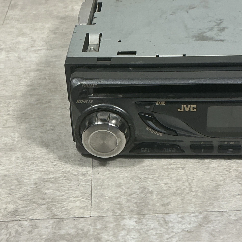 JVC KD-S13 ESTÉREO DE COCHE + PLACA FRONTAL JVC KD-S13 OEM probado Foto 2 de 4
