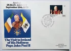 Ireland 1979 - DUBLIN AIRPORT - Pope Visit EIRE Papal Irish Stamps Envelope FDC