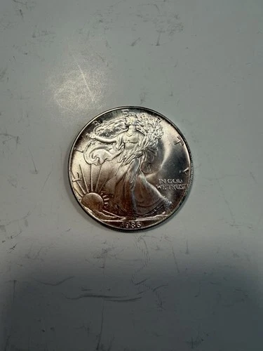 1986 1 oz Silver American Eagle .999 Fine.
