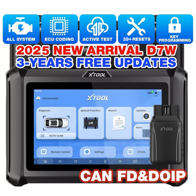 XTOOL D7W Auslesegerät KFZ OBD2 Diagnosegerät Scanner ALLE System ECU Coding NEU