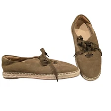 Women's Vionic Suede "Sandy" Lace Up Flats Casual Sneakers | Size 8.5