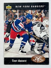 1992-93 Tony Amonte Upper Deck All-Star Locker Series Future All-Stars  BLG
