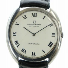 UNIVERSAL GENEVE White Shadow 866101 Watch Automatic Winding Vintage Roman