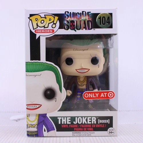 G6 Funko Pop DC Heroes Suicide Squad Target Exclusive JOKER Vinyl Figure 104