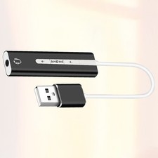 Durable USB Sound Card with 7.1 Channel for Pc Mic and Earphone Audio